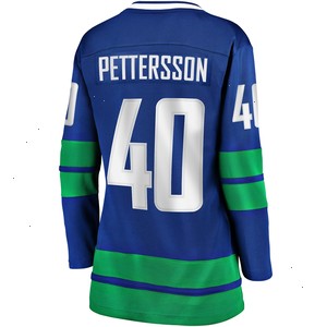 Elias Pettersson Vancouver Canucks Fanatics Branded Women's 2019/20 Alternate Premier Breakaway Player Jersey - Royal