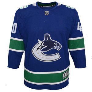 Elias Pettersson Vancouver Canucks Youth 2019/20 Home Premier Player Jersey - Royal