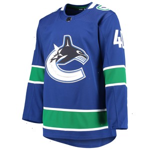 Elias Pettersson Vancouver Canucks adidas 2020/21 Authentic Home Player Jersey - Blue