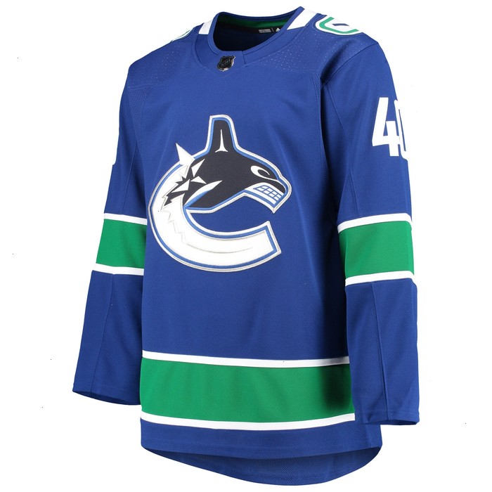 Elias Pettersson Vancouver Canucks adidas 2020/21 Authentic Home Player Jersey - Blue