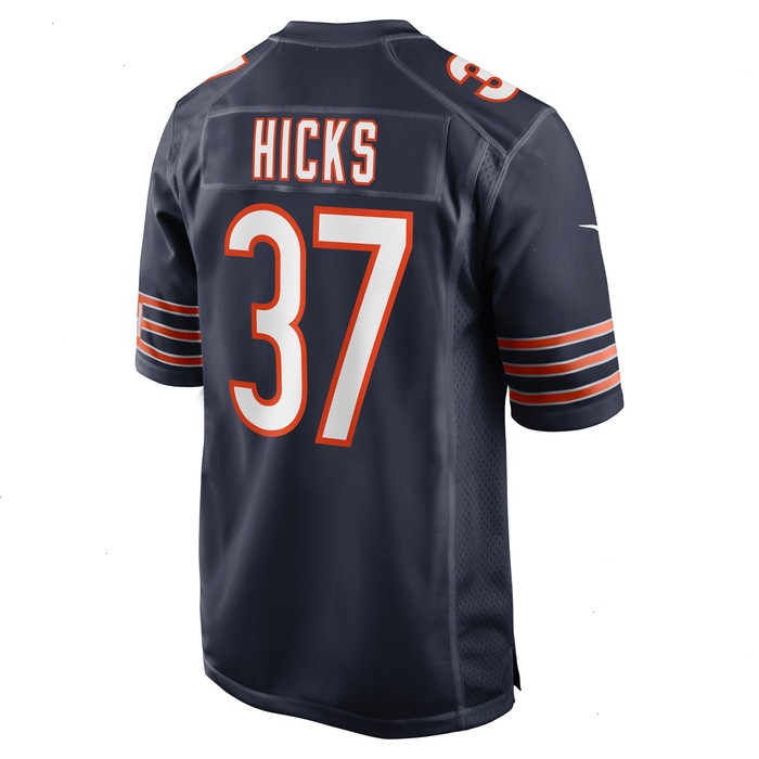 Elijah Hicks Chicago Bears Nike Game Player Jersey - Navy