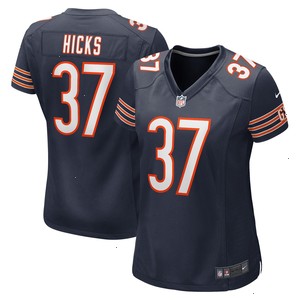 Elijah Hicks Chicago Bears Nike Women's Game Player Jersey - Navy