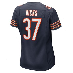 Elijah Hicks Chicago Bears Nike Women's Game Player Jersey - Navy