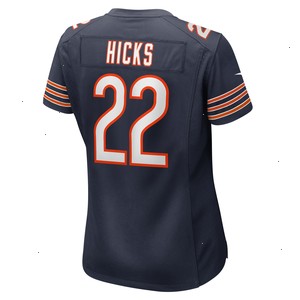 Elijah Hicks Chicago Bears Nike Women's Team Game Jersey - Navy