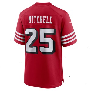 Elijah Mitchell San Francisco 49ers Nike Alternate Team Game Jersey - Scarlet