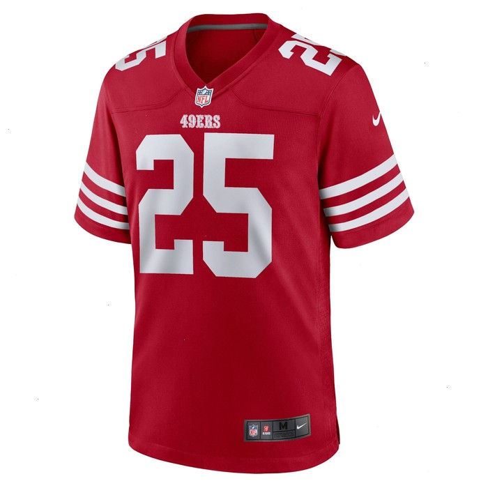 Elijah Mitchell San Francisco 49ers Nike Team Player Game Jersey - Scarlet