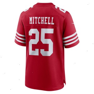 Elijah Mitchell San Francisco 49ers Nike Team Player Game Jersey - Scarlet