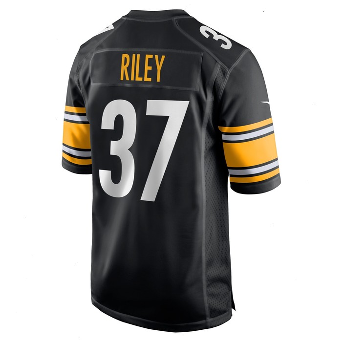 Elijah Riley Pittsburgh Steelers Nike Game Player Jersey - Black