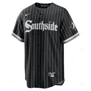 Eloy Jimenez Chicago White Sox Nike City Connect Replica Player Jersey - Black/Anthracite