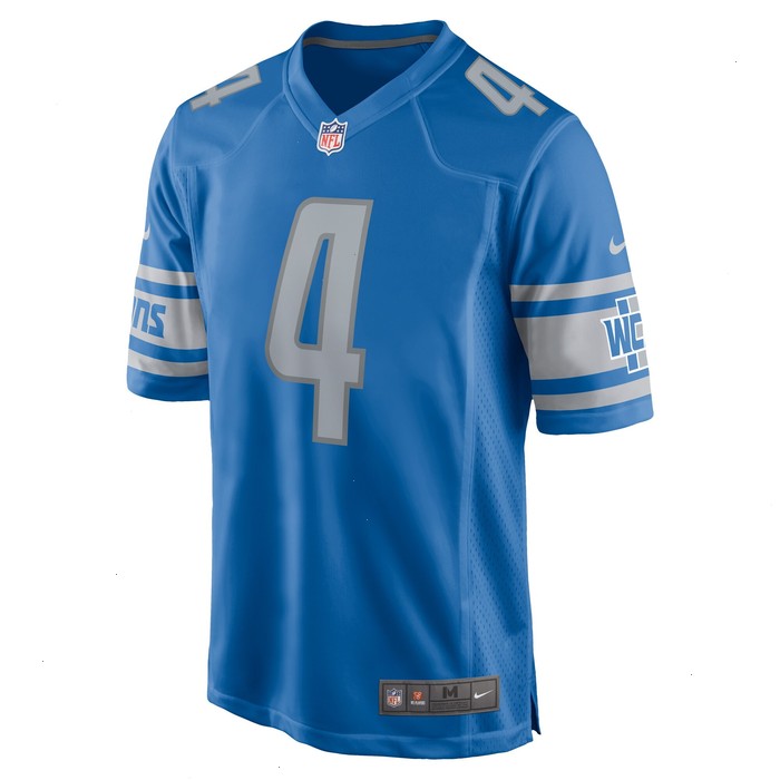 Emmanuel Moseley Detroit Lions Nike Game Jersey - Blue