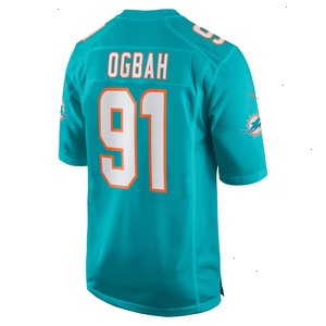 Emmanuel Ogbah Miami Dolphins Nike Game Jersey - Aqua