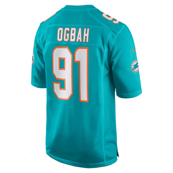 Emmanuel Ogbah Miami Dolphins Nike Game Jersey - Aqua