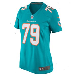 Eric Fisher Miami Dolphins Nike Women's Home Game Player Jersey - Aqua