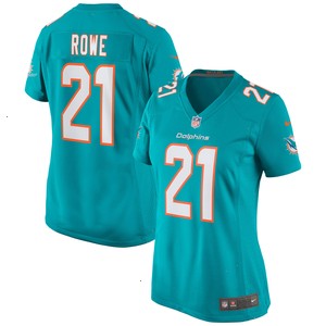 Eric Rowe Miami Dolphins Nike Women's Game Jersey - Aqua