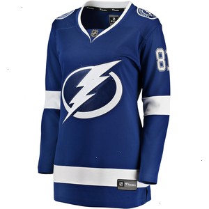 Erik Cernak Tampa Bay Lightning Fanatics Branded Women's Home Breakaway Player Jersey - Blue