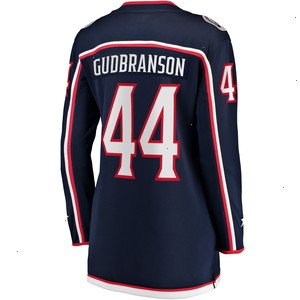 Erik Gudbranson Columbus Blue Jackets Fanatics Branded Women's Home Breakaway Player Jersey - Navy