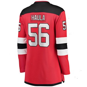 Erik Haula New Jersey Devils Fanatics Branded Women's Home Breakaway Player Jersey - Red