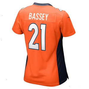 Essang Bassey Denver Broncos Nike Women's Team Game Jersey - Orange