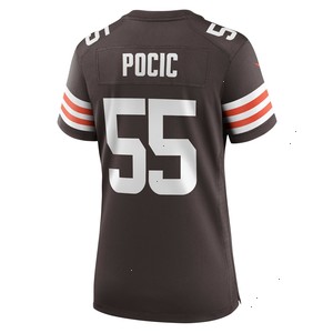 Ethan Pocic Cleveland Browns Nike Women's Game Jersey - Brown