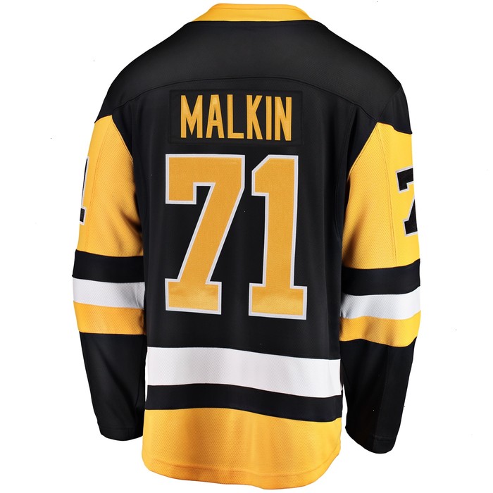 Evgeni Malkin Pittsburgh Penguins Fanatics Branded Breakaway Player Jersey - Black