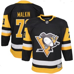 Evgeni Malkin Pittsburgh Penguins Youth Home Premier Player Jersey - Black