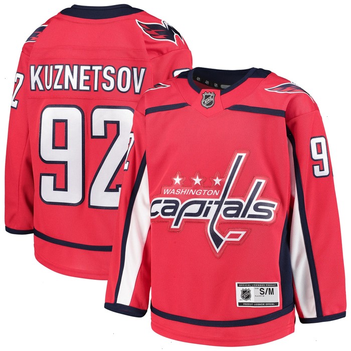 Evgeny Kuznetsov Washington Capitals Youth Home Premier Player Jersey - Red