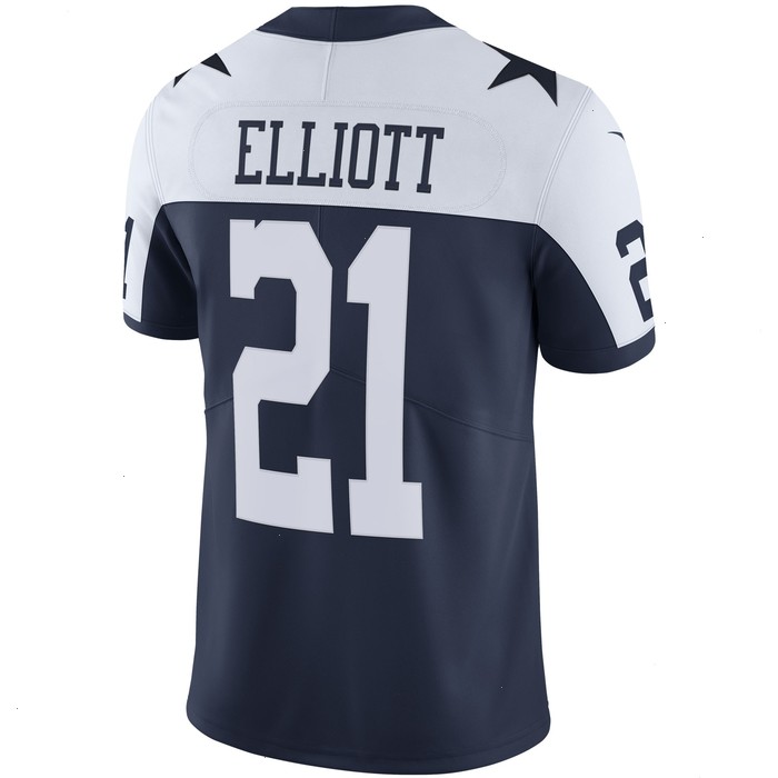 Ezekiel Elliott Dallas Cowboys Nike Alternate Vapor Limited Jersey - Navy V1