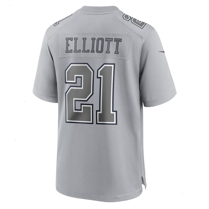 Ezekiel Elliott Dallas Cowboys Nike Atmosphere Fashion Game Jersey - Gray