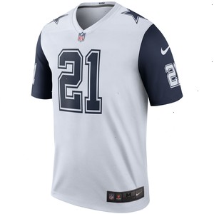 Ezekiel Elliott Dallas Cowboys Nike Color Rush Legend Player Jersey - White