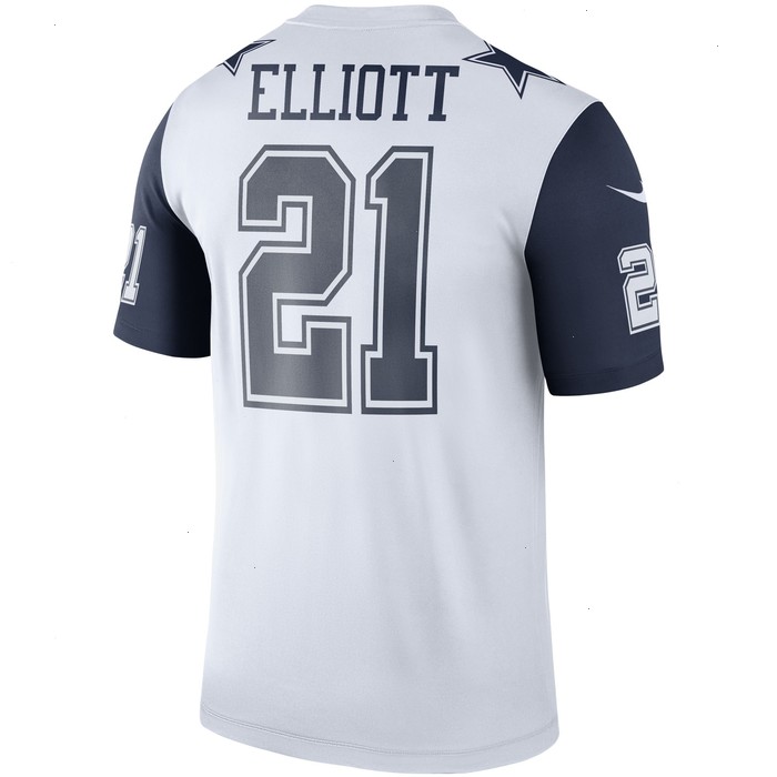 Ezekiel Elliott Dallas Cowboys Nike Color Rush Legend Player Jersey - White