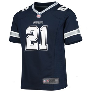 Ezekiel Elliott Dallas Cowboys Nike Girls Youth Team Game Jersey - Navy