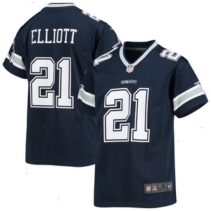 Ezekiel Elliott Dallas Cowboys Nike Youth Player Game Jersey - Navy