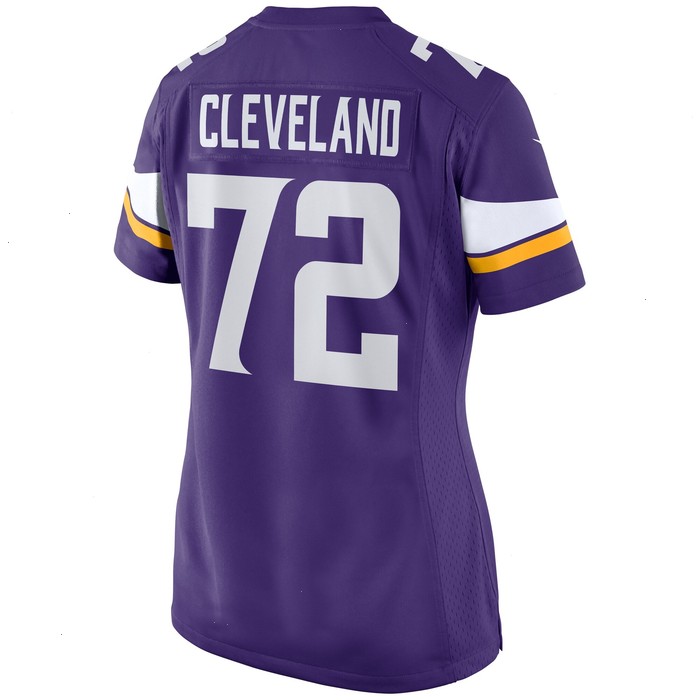 Ezra Cleveland Minnesota Vikings Nike Women's Game Jersey - Purple