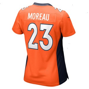 Fabian Moreau Denver Broncos Nike Women's Team Game Jersey - Orange