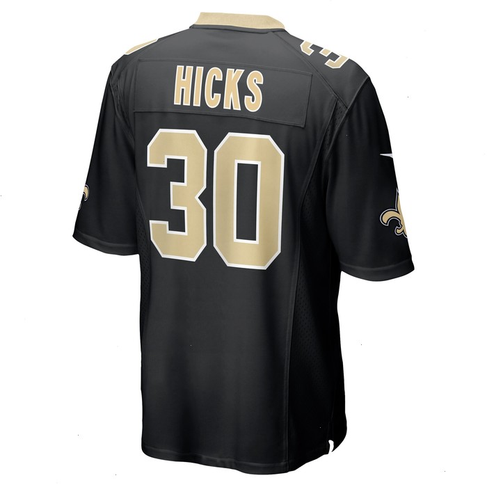 Faion Hicks New Orleans Saints Nike Game Jersey - Black