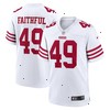 Faithful 49 San Francisco 49ers Nike Player Game Jersey - White