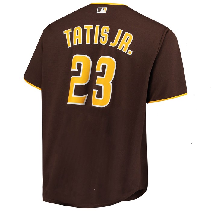 Fernando Tatis Jr. San Diego Padres Big & Tall Replica Player Jersey - Brown