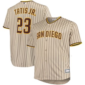 Fernando Tatis Jr. San Diego Padres Big & Tall Replica Player Jersey - Sand