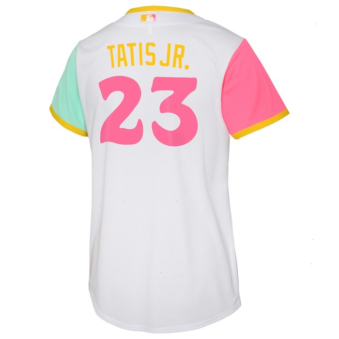 Fernando Tatis Jr. San Diego Padres Nike Toddler 2022 City Connect Replica Player Jersey - White