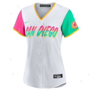 Fernando Tatis Jr. San Diego Padres Nike Women's 2022 City Connect Replica Player Jersey - White