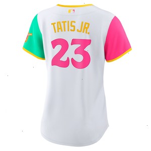 Fernando Tatis Jr. San Diego Padres Nike Women's 2022 City Connect Replica Player Jersey - White