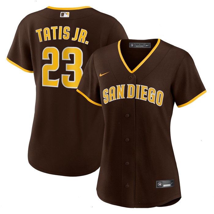 Fernando Tatís Jr. San Diego Padres Nike Women's Road Replica Player Jersey - Brown