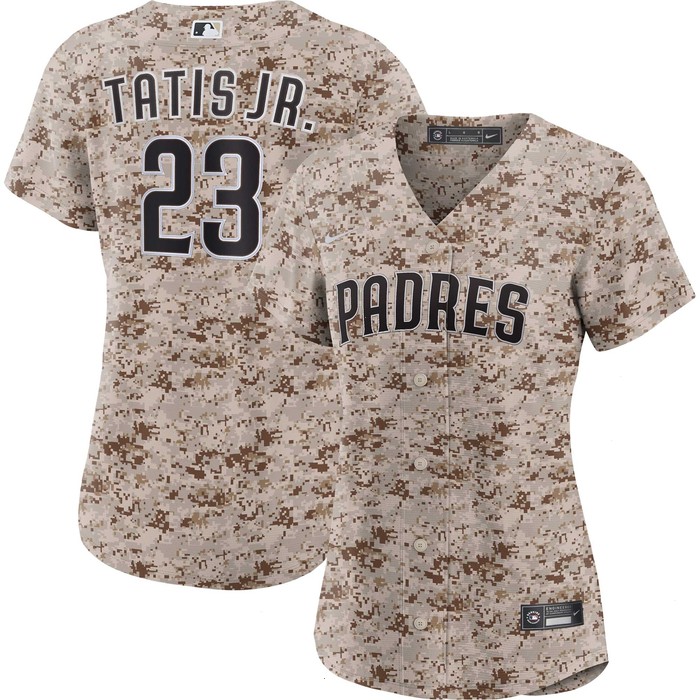 Fernando Tatis Jr. San Diego Padres Nike Women's USMC Alternate Replica Player Jersey - Camo