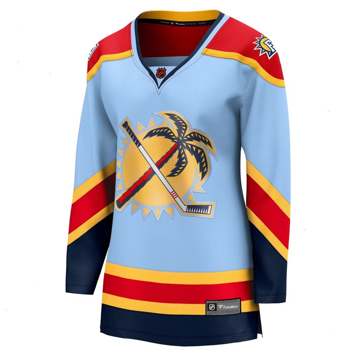 Florida Panthers Fanatics Branded Women's Special Edition 2.0 Breakaway Blank Jersey - Light Blue