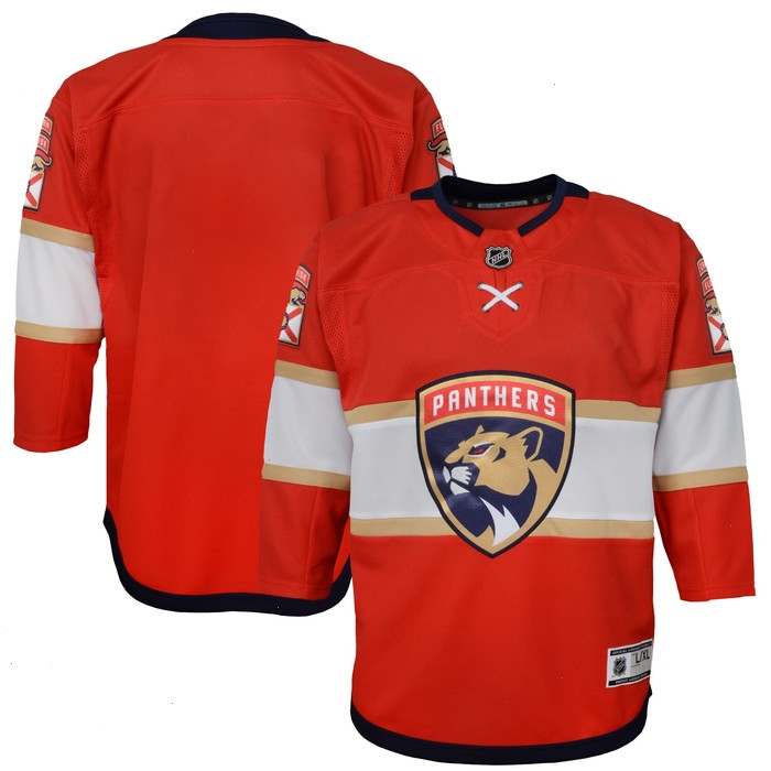 Florida Panthers Youth Home Premier Jersey - Red