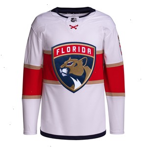 Florida Panthers adidas Away Primegreen Authentic Pro Jersey – White