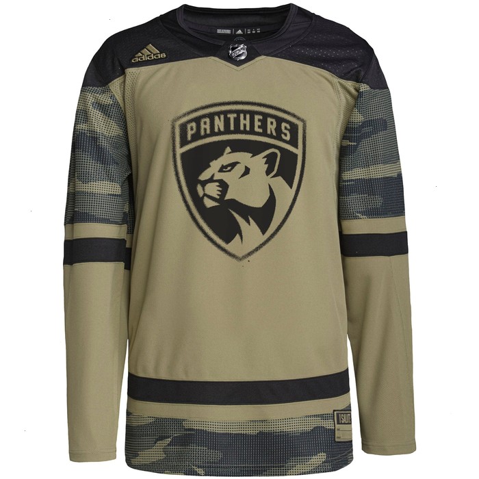 Florida Panthers adidas Military Appreciation Team Authentic Custom Practice Jersey - Camo 1