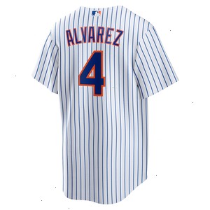 Francisco Alvarez New York Mets Nike Replica Player Jersey - White