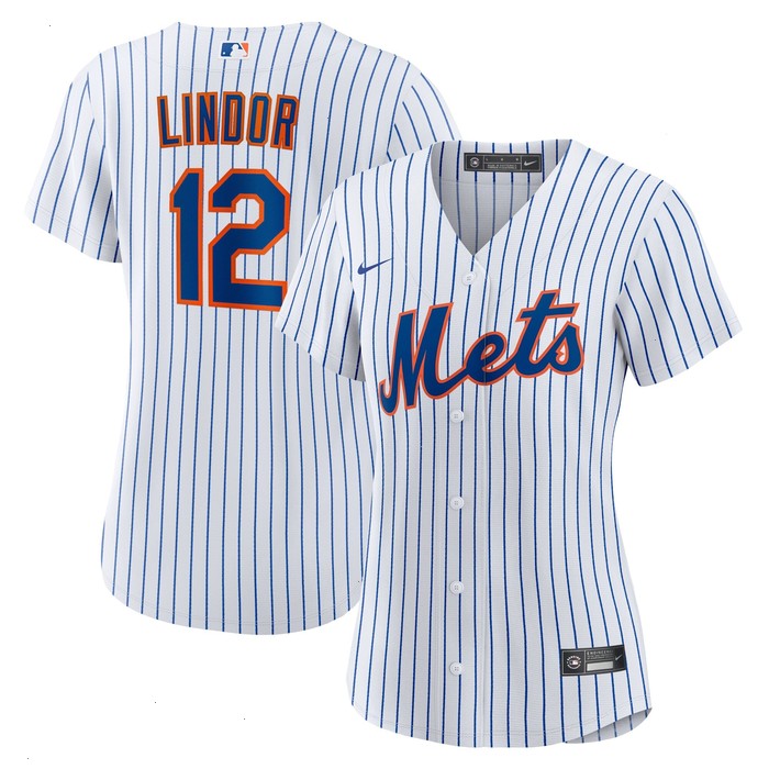 Francisco Lindor New York Mets Nike Women's Home Replica Player Jersey - White