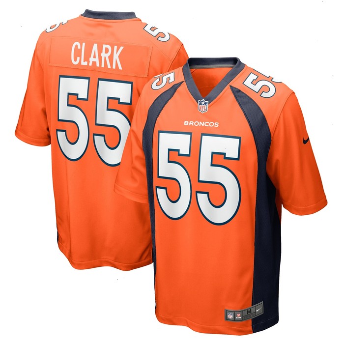 Frank Clark Denver Broncos Nike Team Game Jersey - Orange